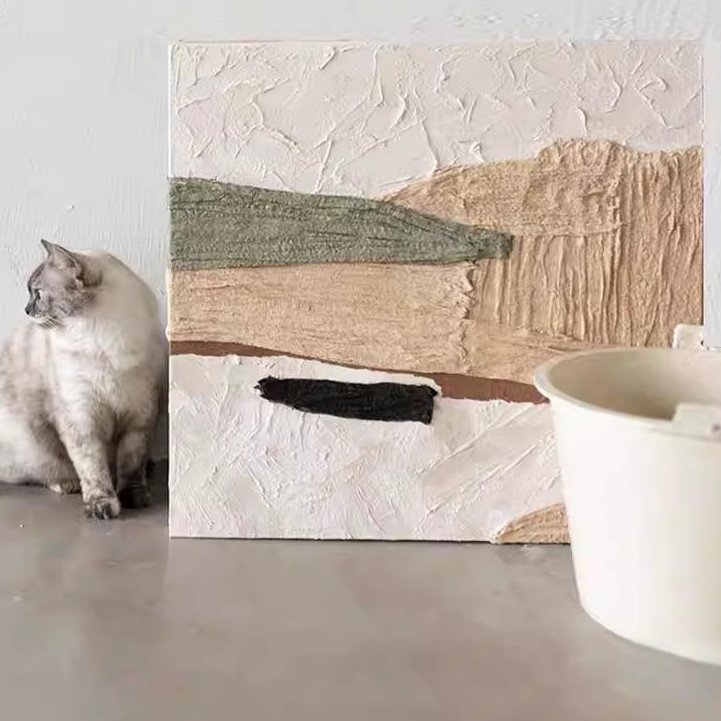 Wabi-Sabi Plaster Art #AR040C