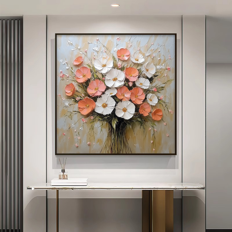 Plaster Floral Art #AR055