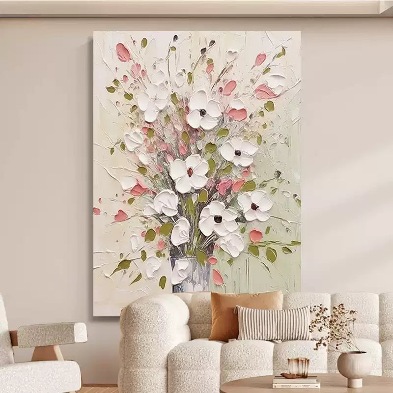 Plaster Floral Art #AR156