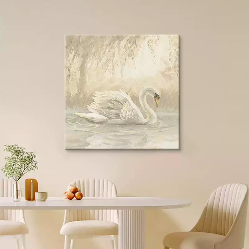 Plaster Swan Art #AR167