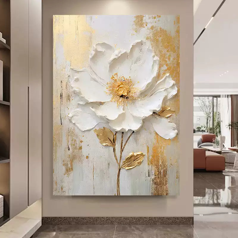Plaster Floral Art #AR153