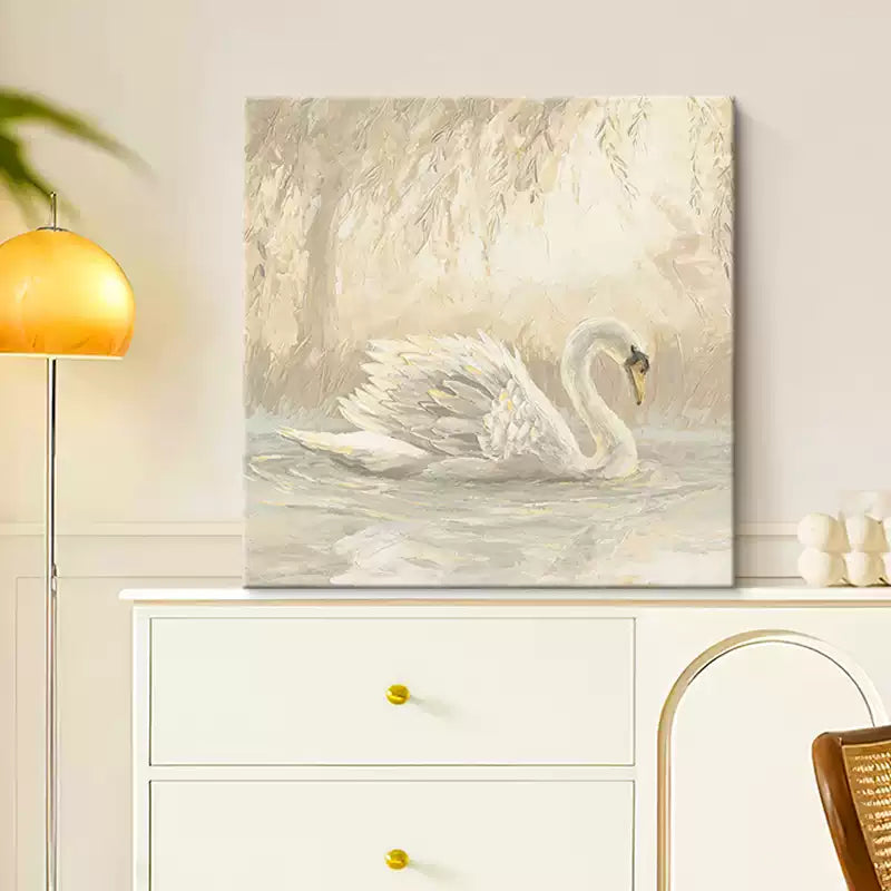 Plaster Swan Art #AR167
