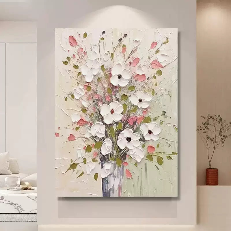 Plaster Floral Art #AR156