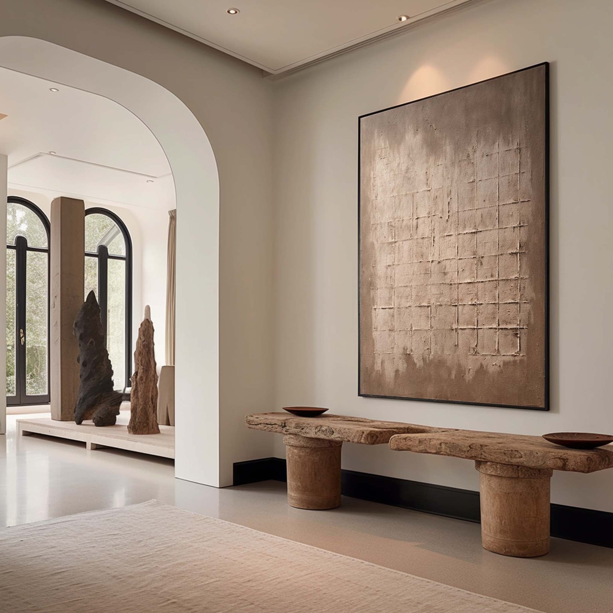 Wabi-Sabi Plaster Art #MS044