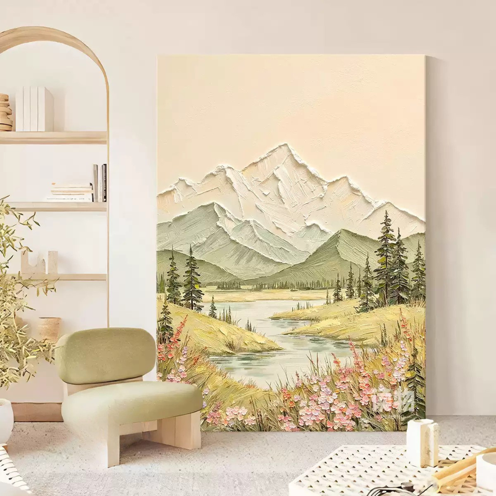 Creamy Landscape Art #AR118