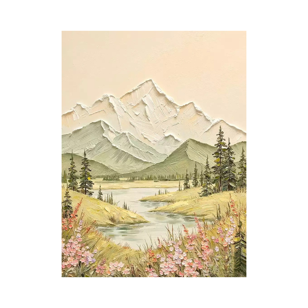 Creamy Landscape Art #AR118