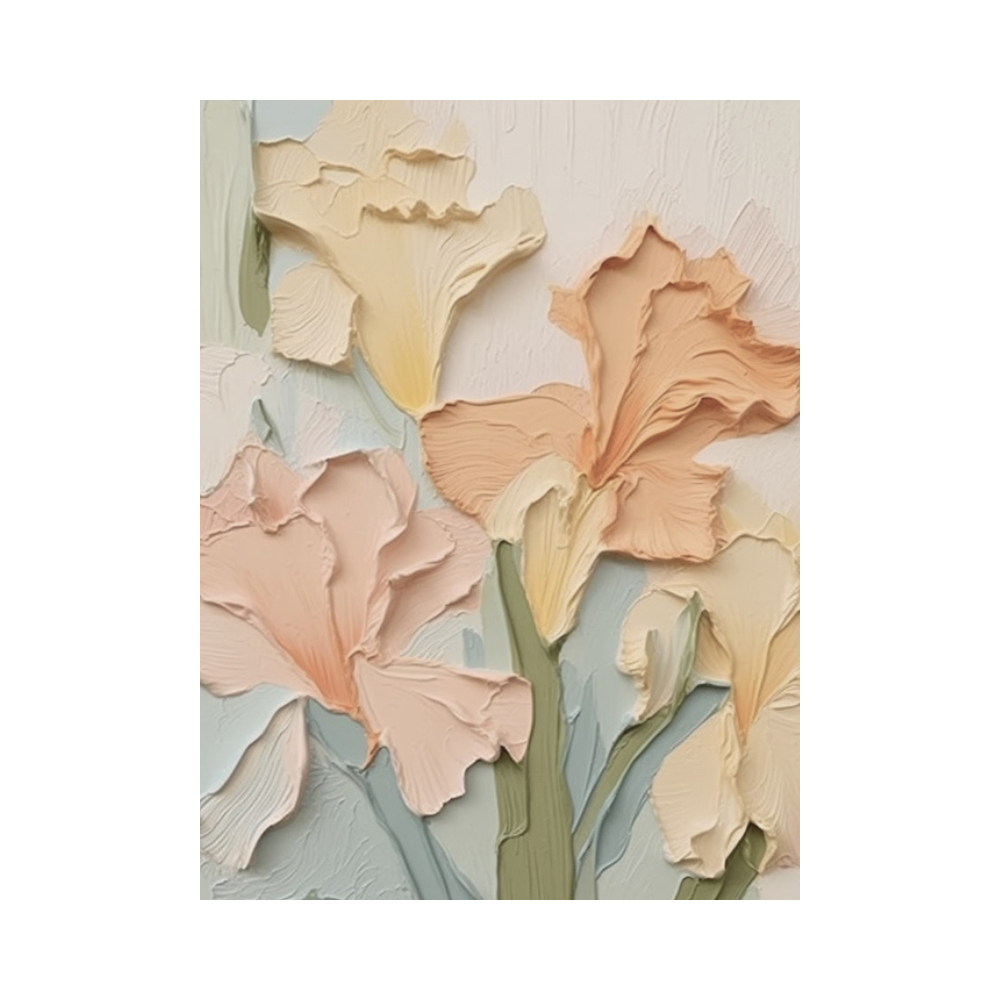 Creamy Floral Art #AR127B