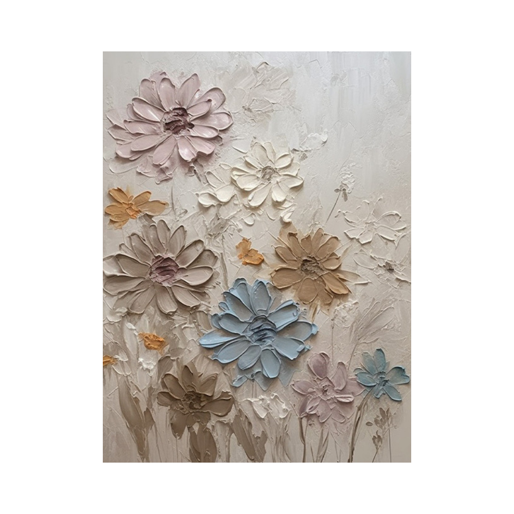 Plaster Floral Art #AR161