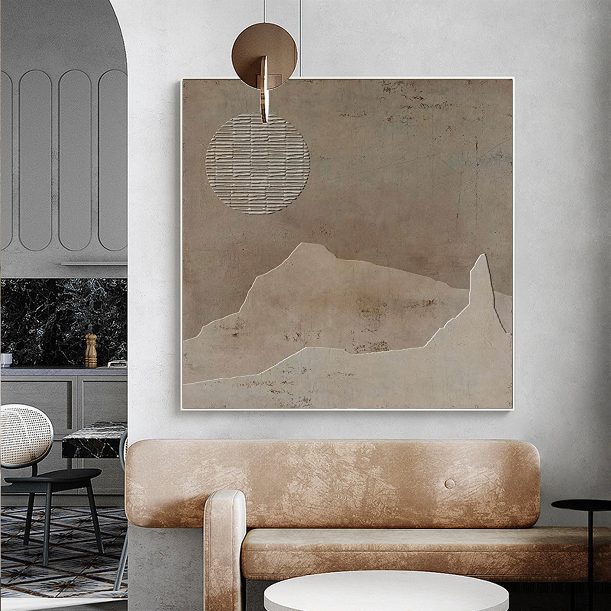 Wabi-Sabi Minimalism Art #MS077