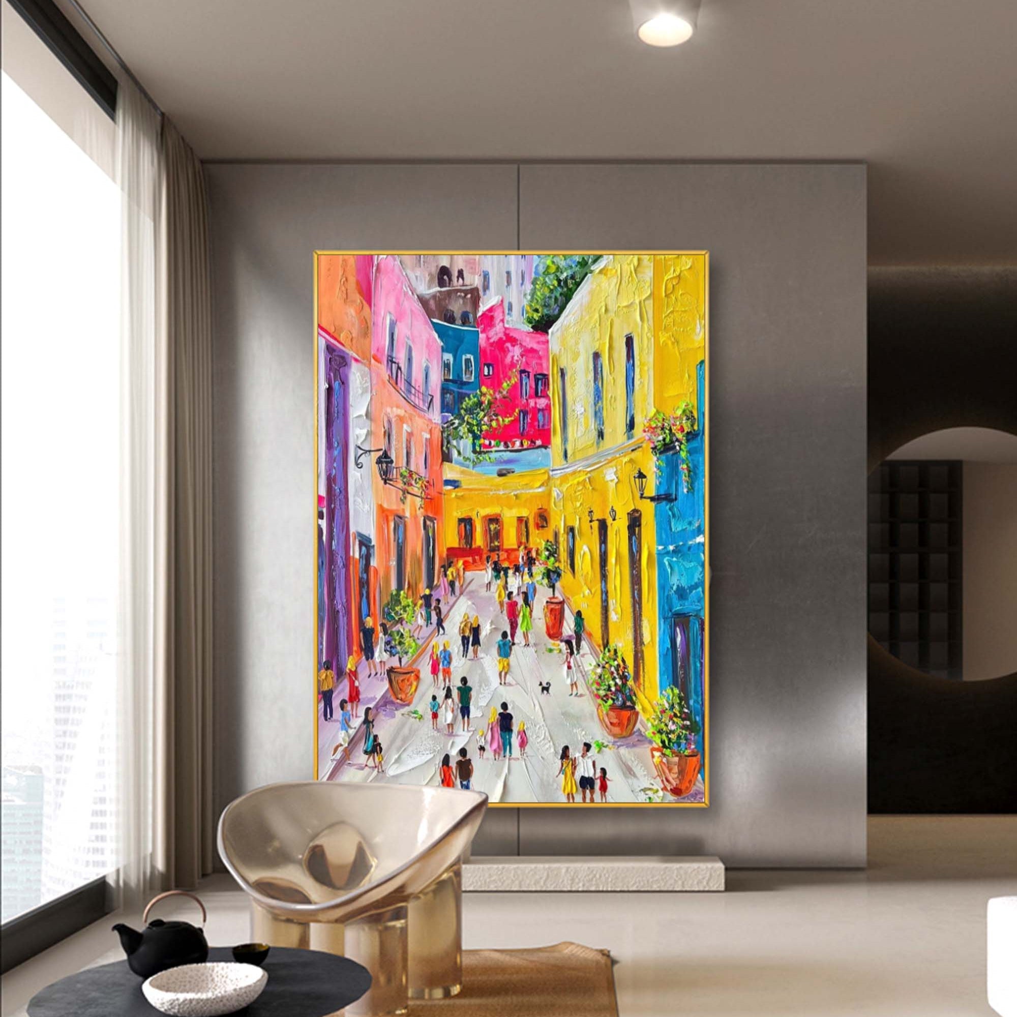 Plaster Colorful Art #MS037