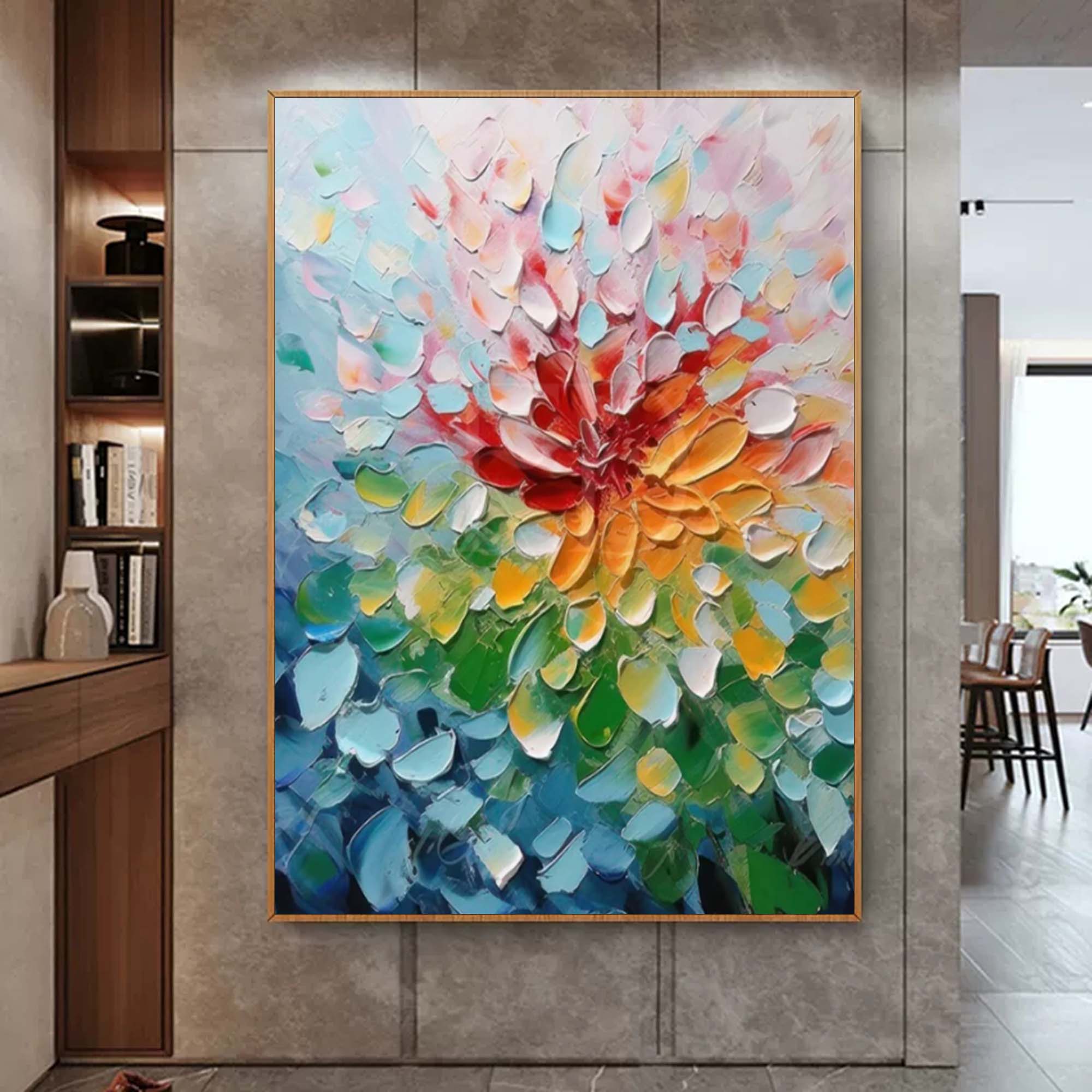 Colorful Flower Art #MS049