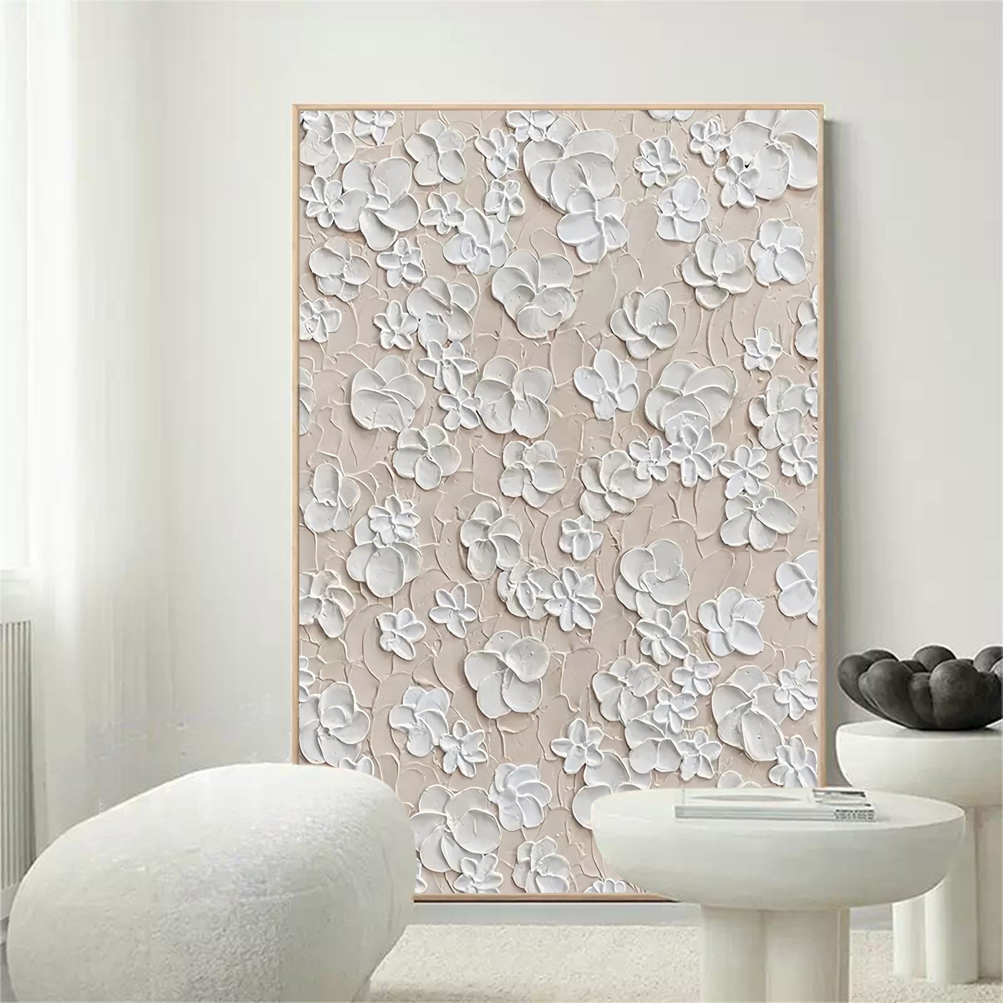 Plaster Floral Art #MS022