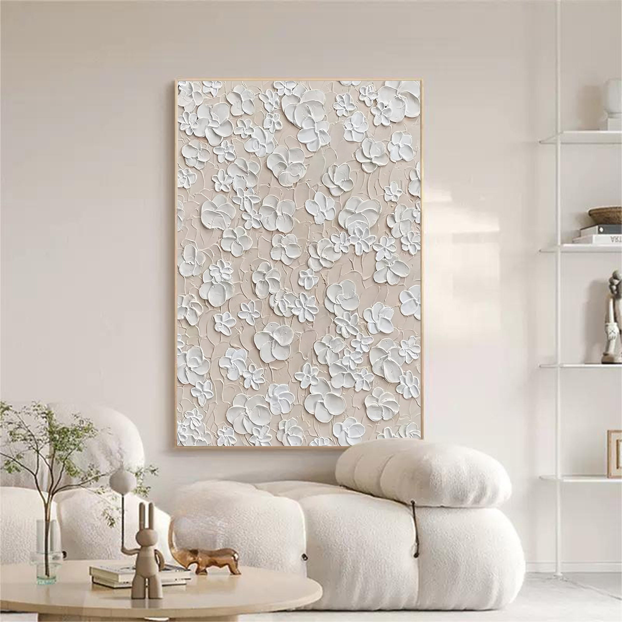 Plaster Floral Art #MS022
