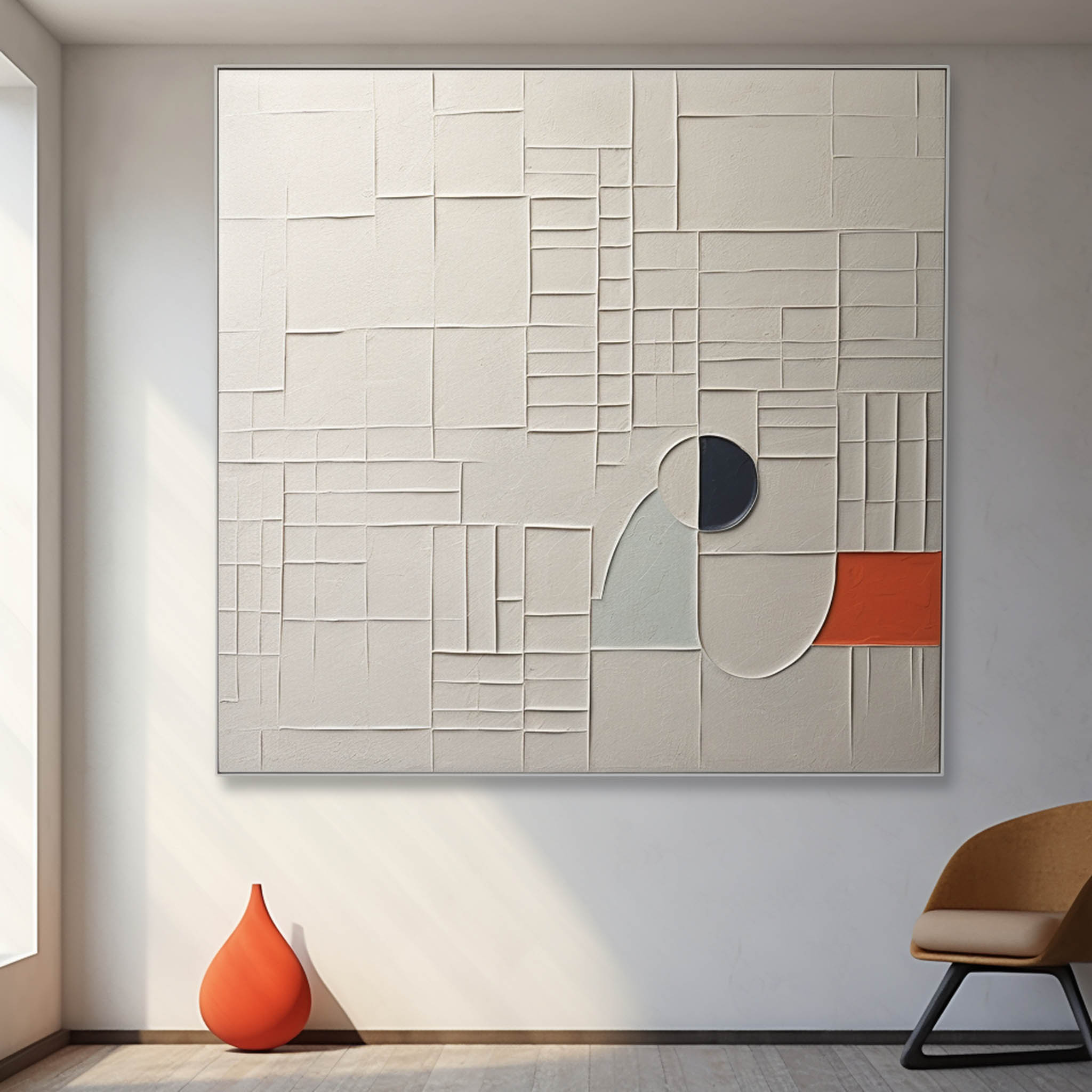 Plaster Minimalism Art #MS085