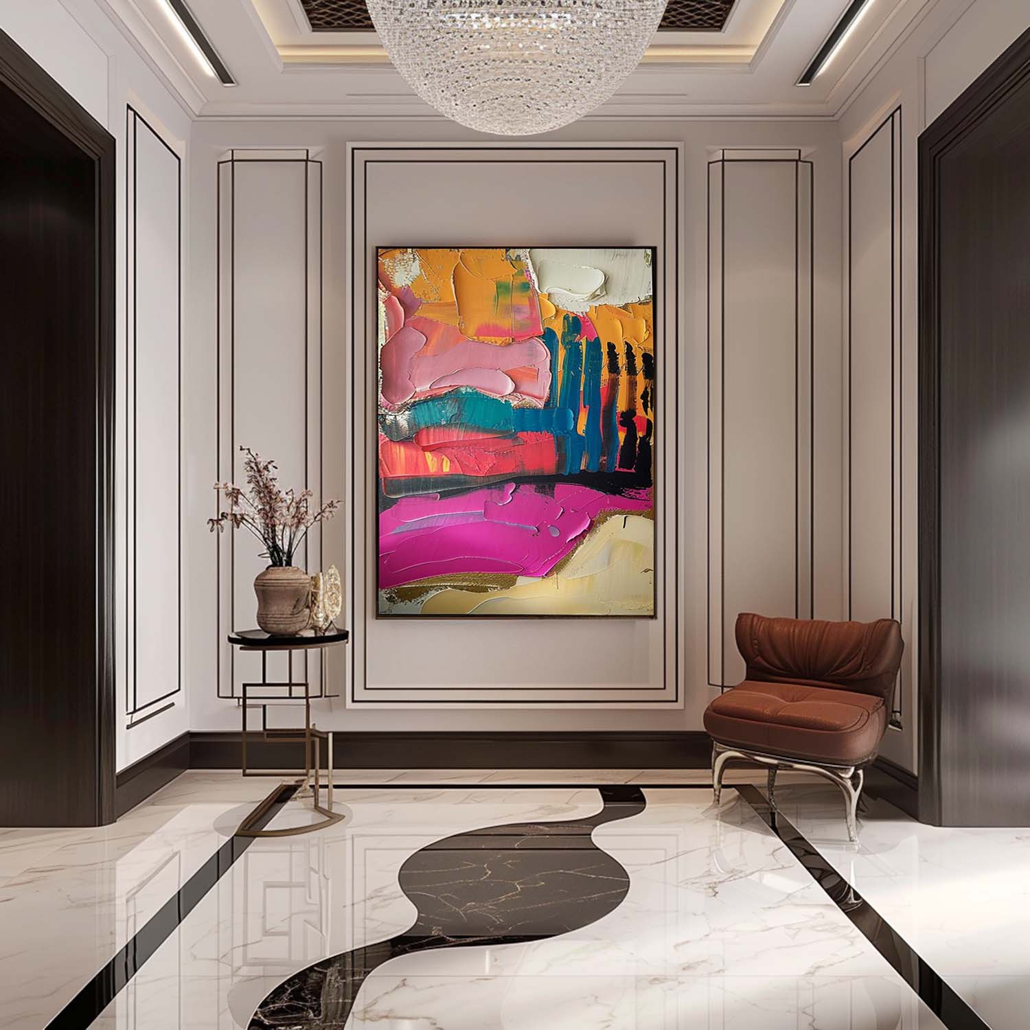 Plaster Colorful Art #MS082