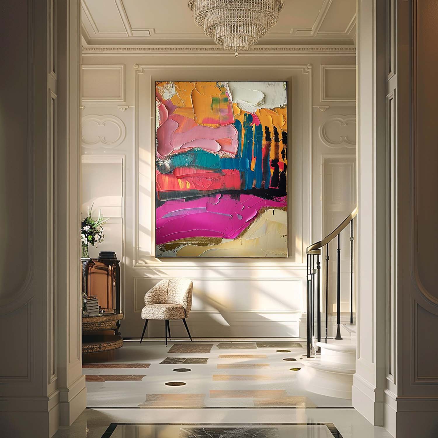 Plaster Colorful Art #MS082