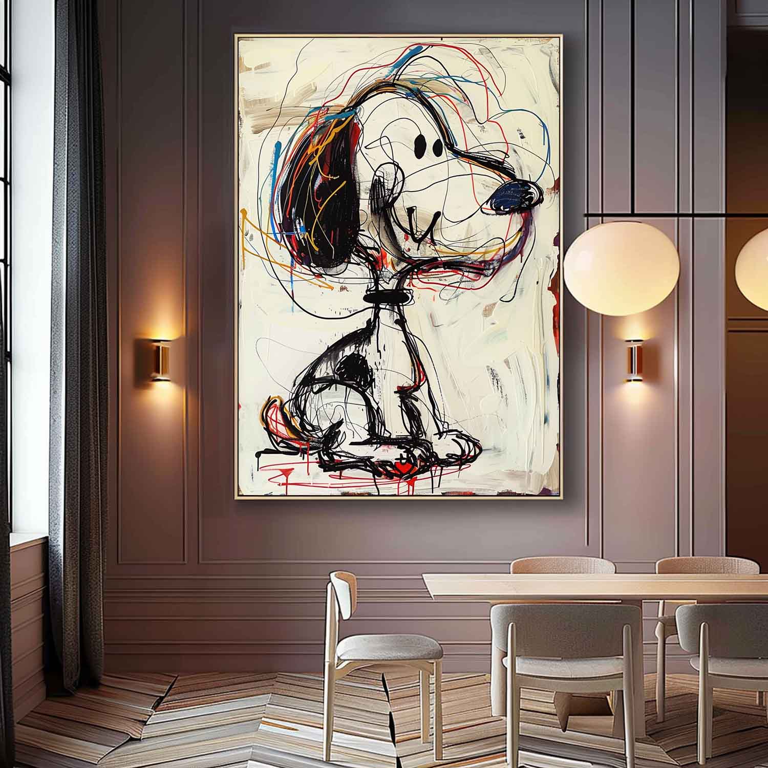 Abstract Animal Art #MS005