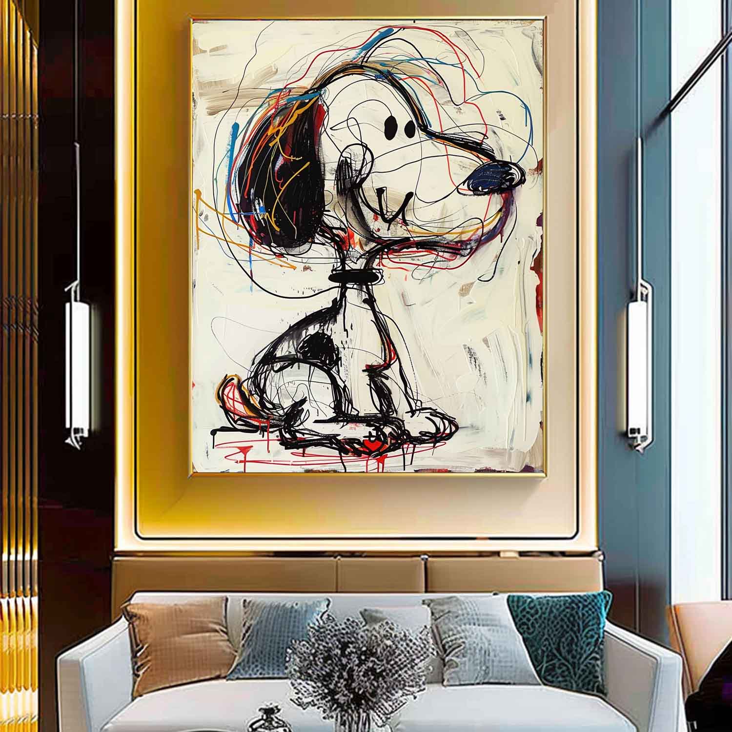 Abstract Animal Art #MS005