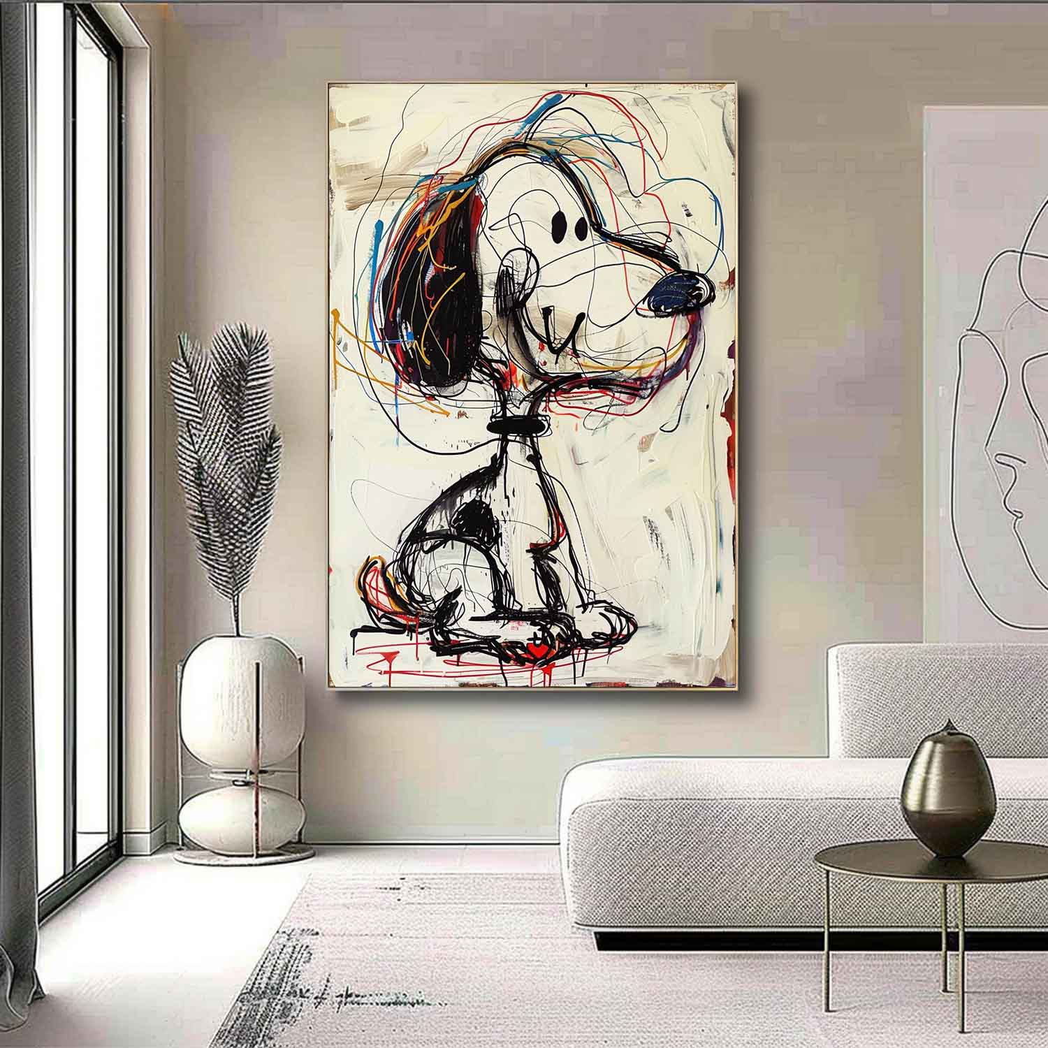 Abstract Animal Art #MS005