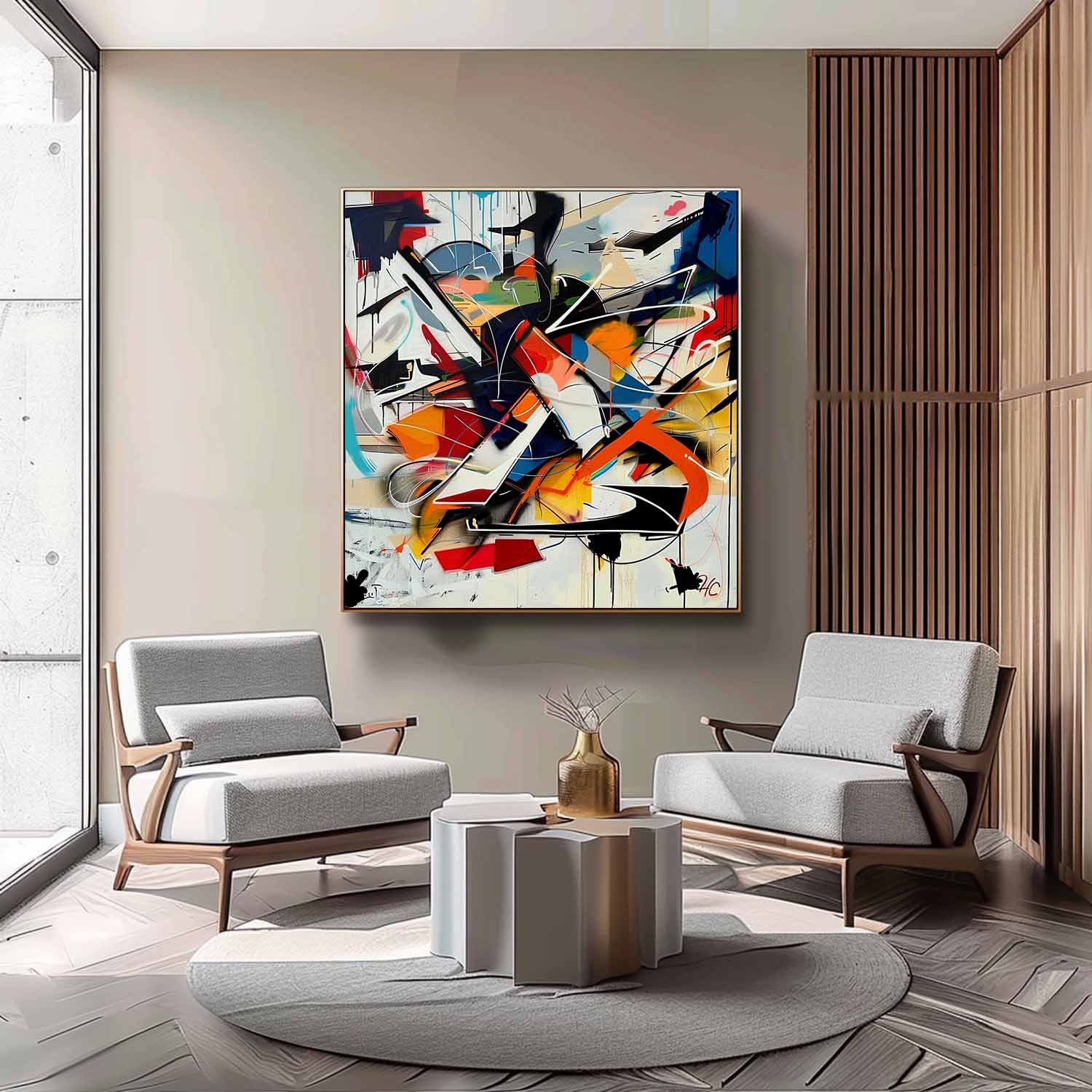Abstract Colorful Art #MS074