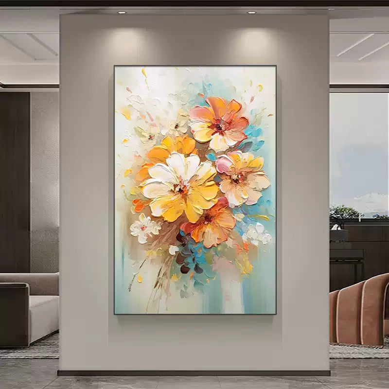 Plaster Floral Art #AR113