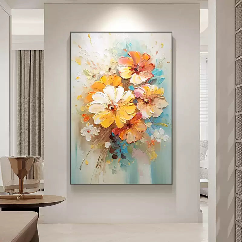 Plaster Floral Art #AR113