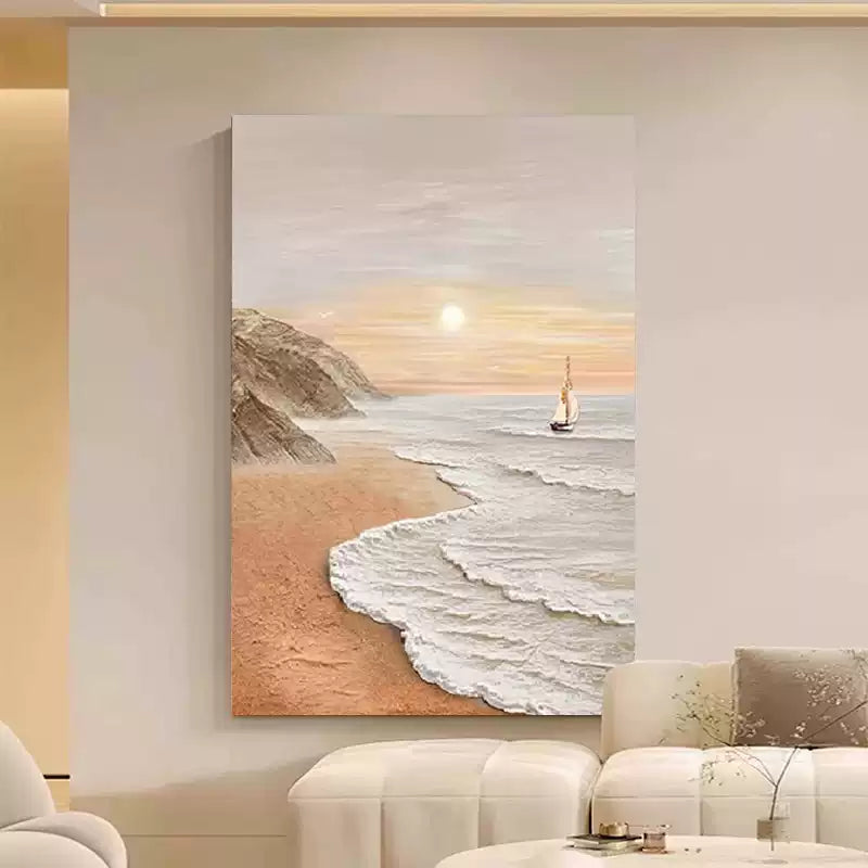 Creamy Seascape Art #AR122