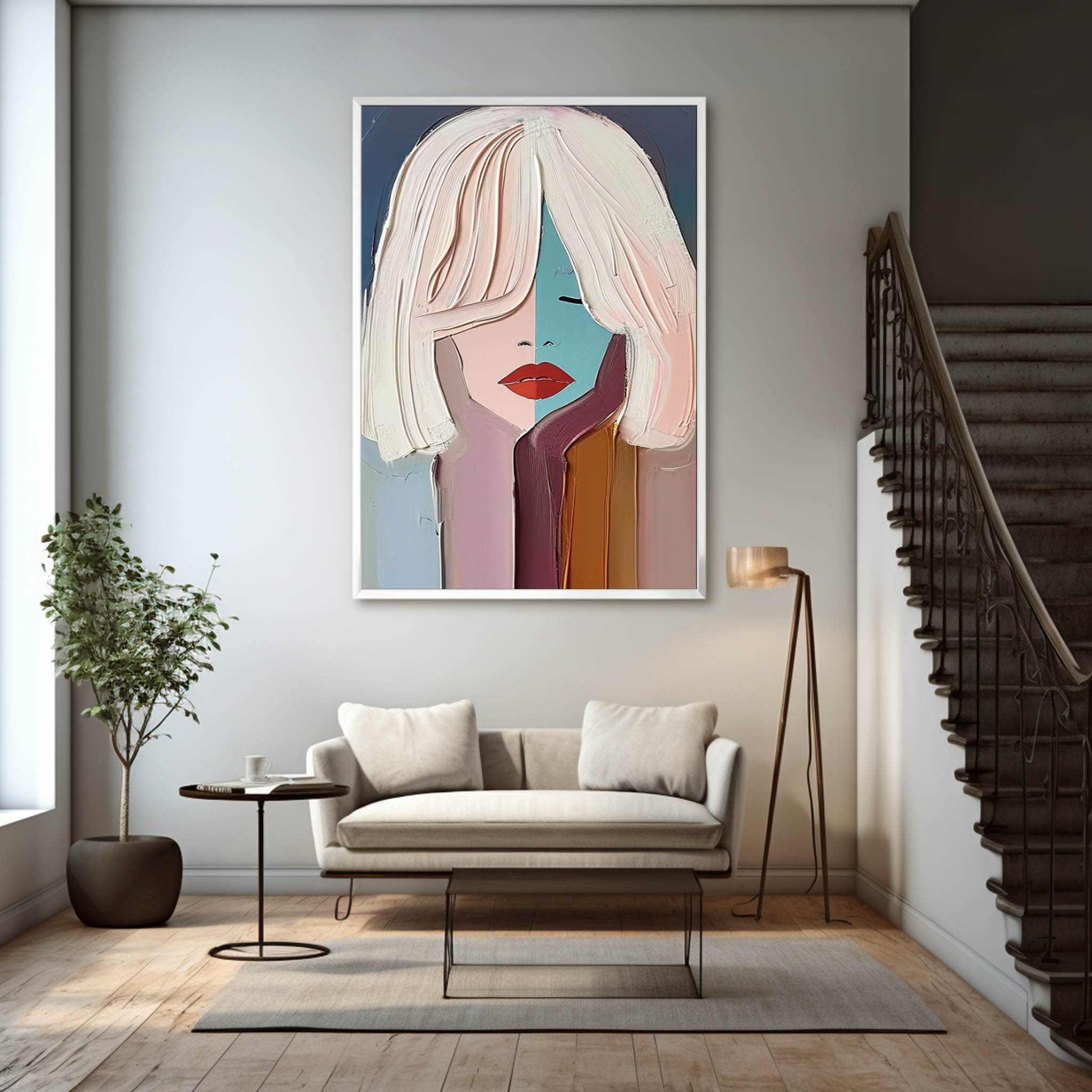 Abstract Portrait Art #MS065