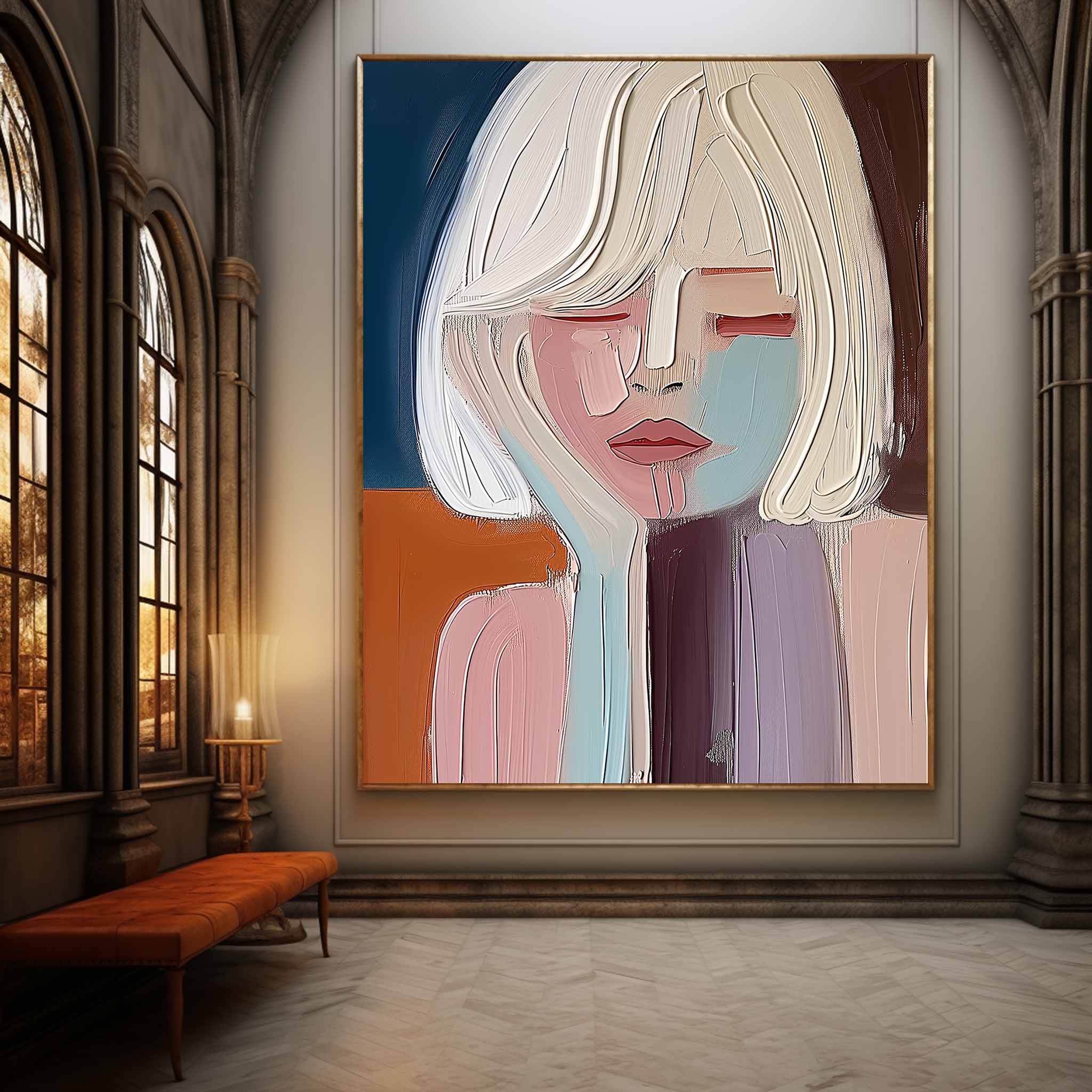 Plaster Portrait Art #MS003