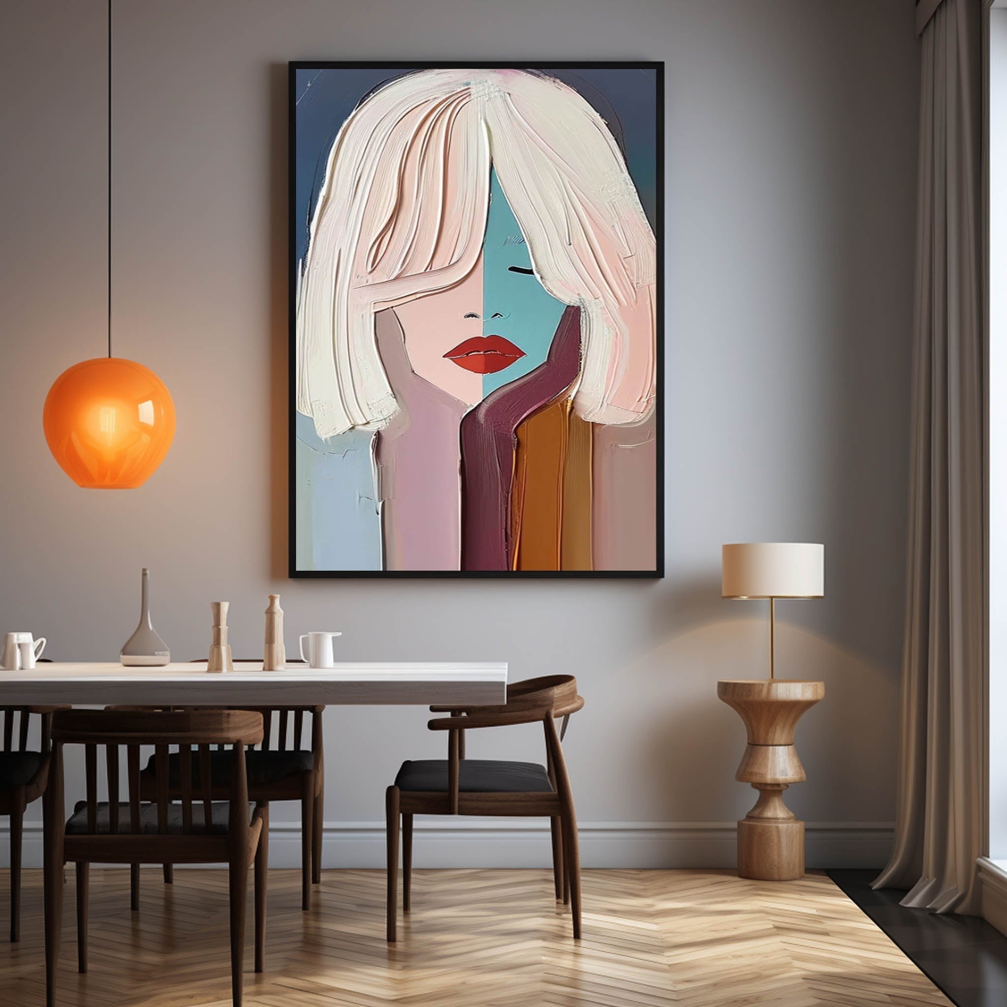 Abstract Portrait Art #MS065