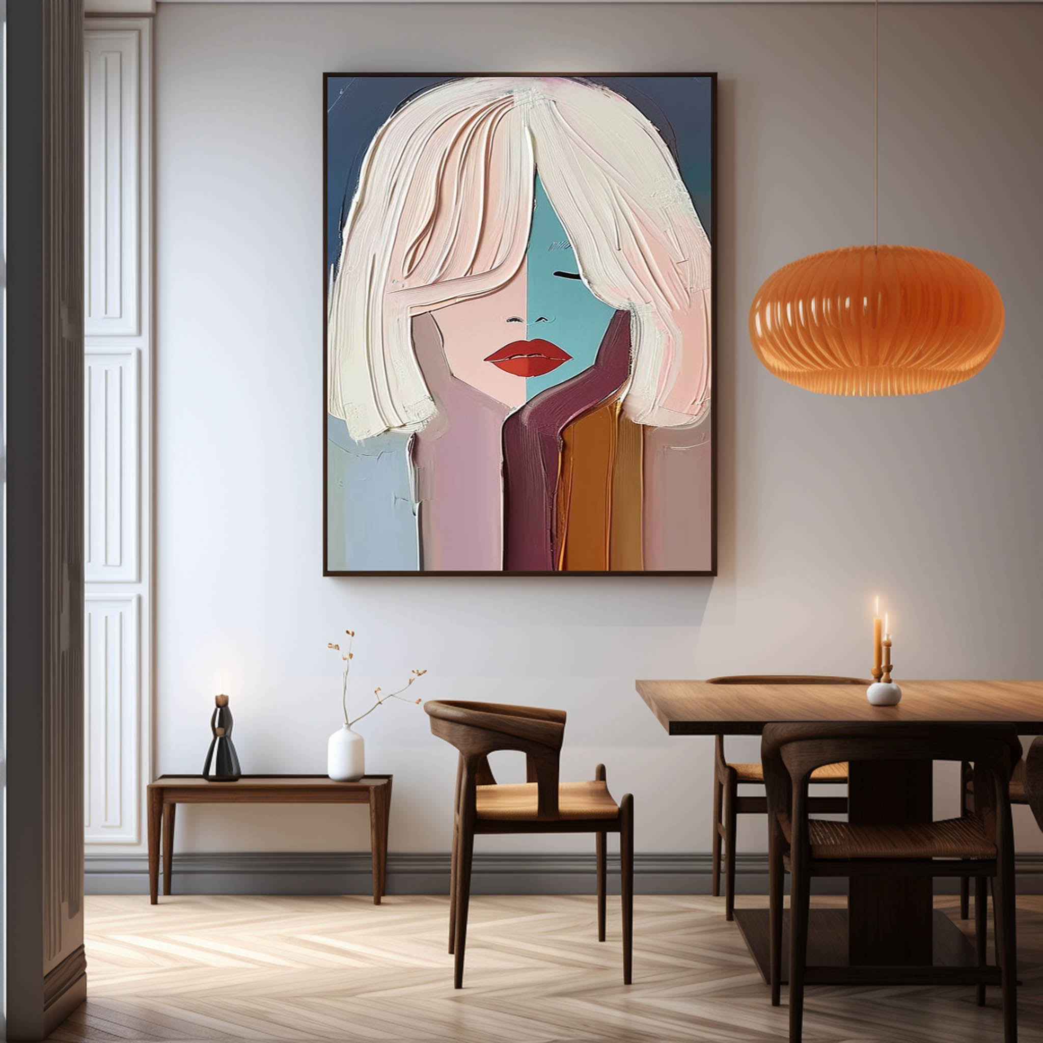 Abstract Portrait Art #MS065
