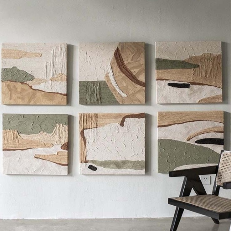 Wabi-Sabi Plaster Art #AR040F