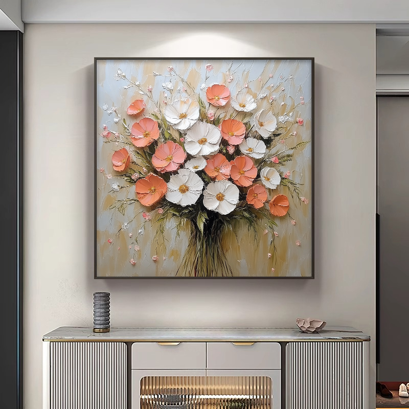 Plaster Floral Art #AR055