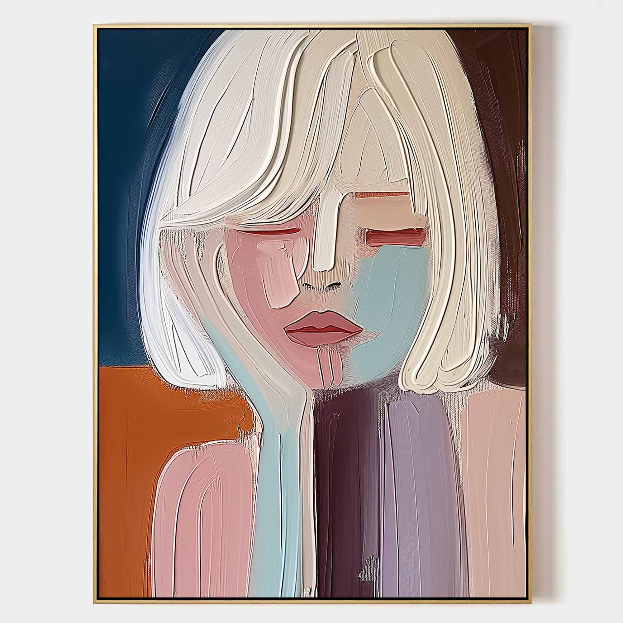 Plaster Portrait Art #MS003