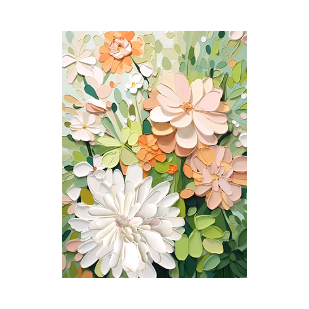 Abstract Floral Art #AR123B