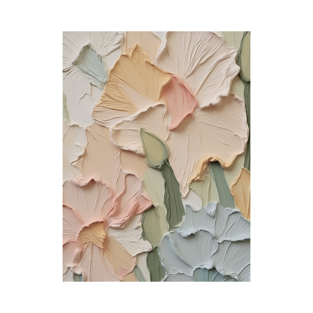 Creamy Floral Art #AR127A