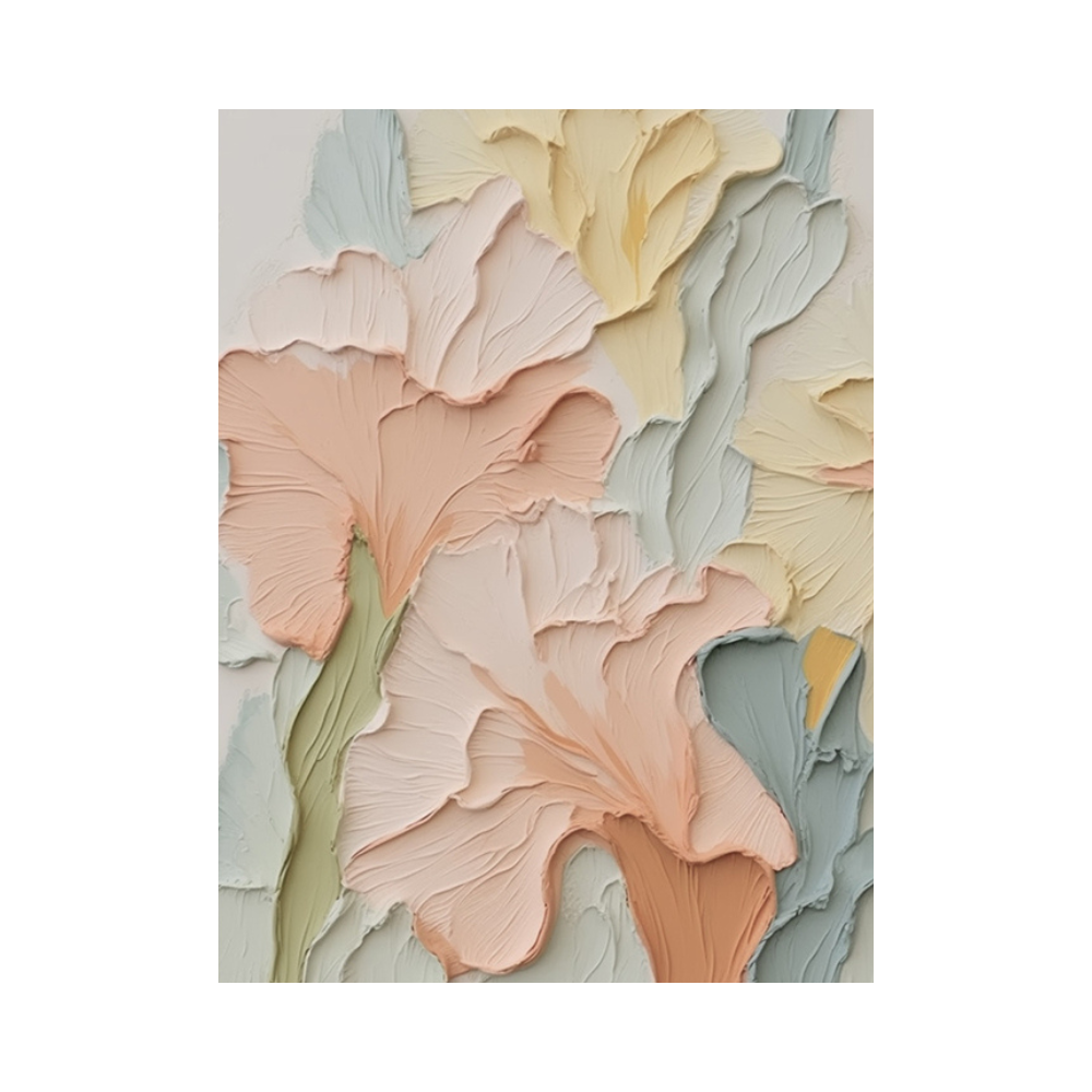 Creamy Floral Art #AR127C