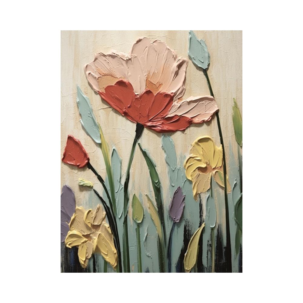 Abstract Floral Art #AR129B