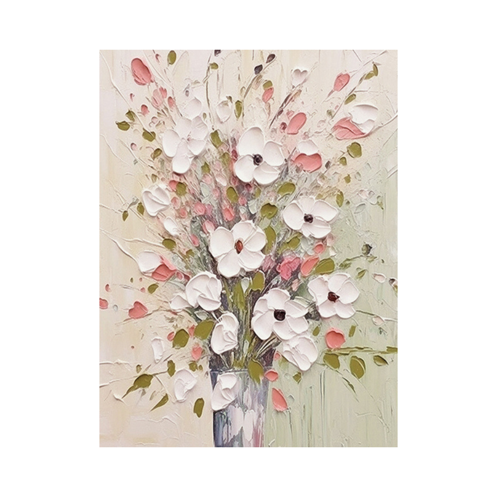 Plaster Floral Art #AR156