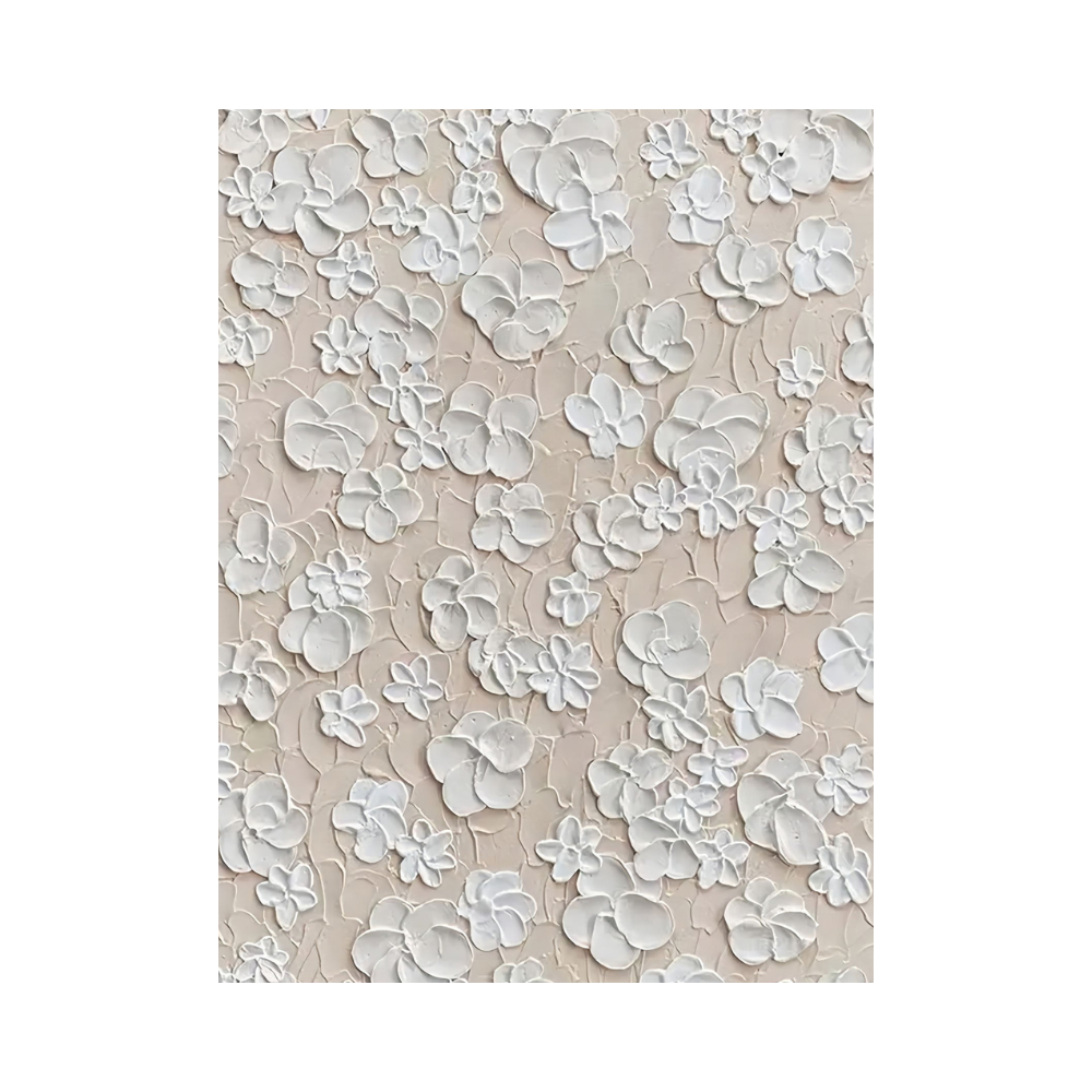 Plaster Floral Art #MS022