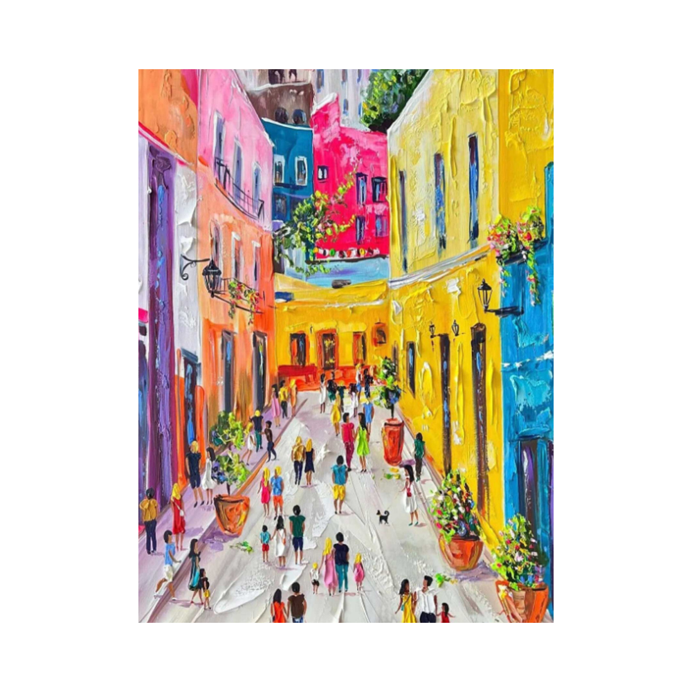 Plaster Colorful Art #MS037