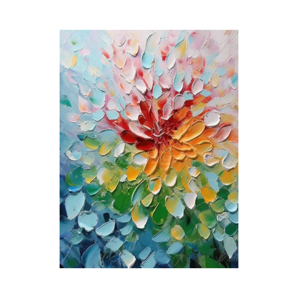 Colorful Flower Art #MS049