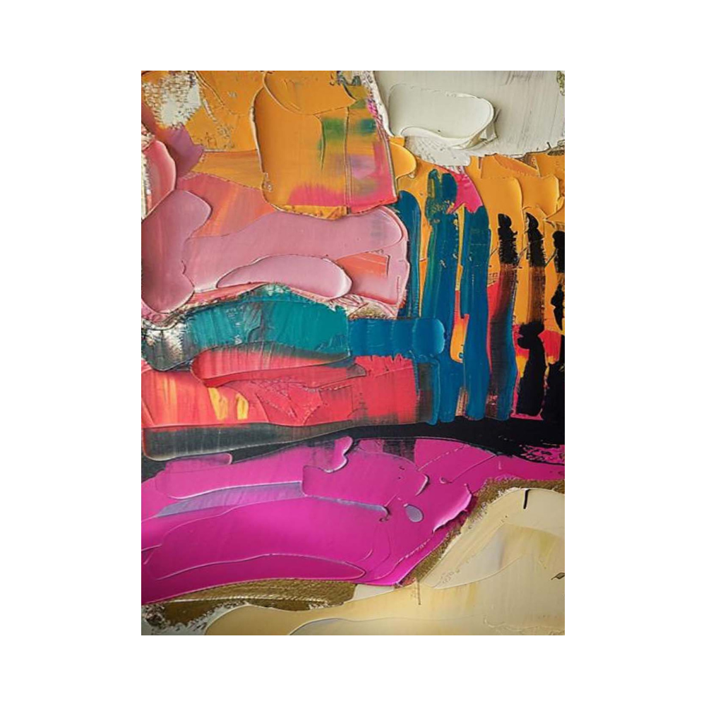 Plaster Colorful Art #MS082
