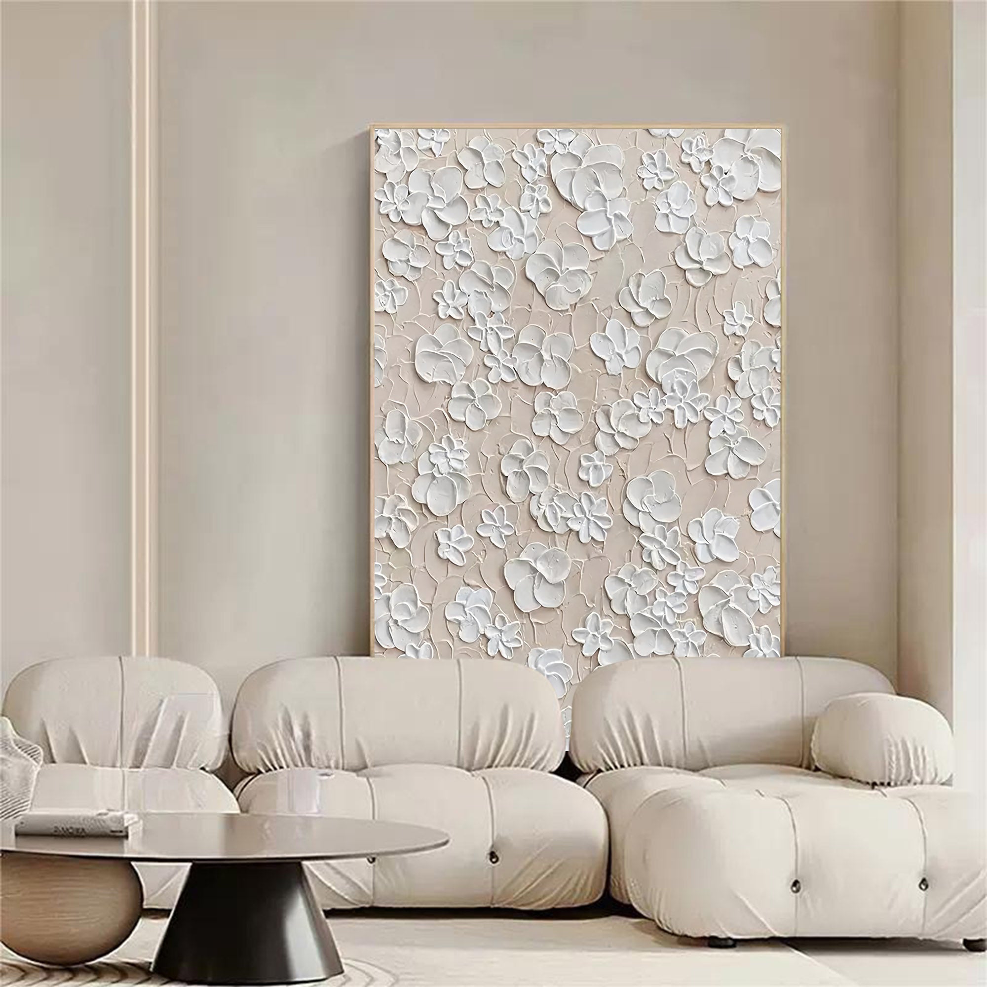 Plaster Floral Art #MS022