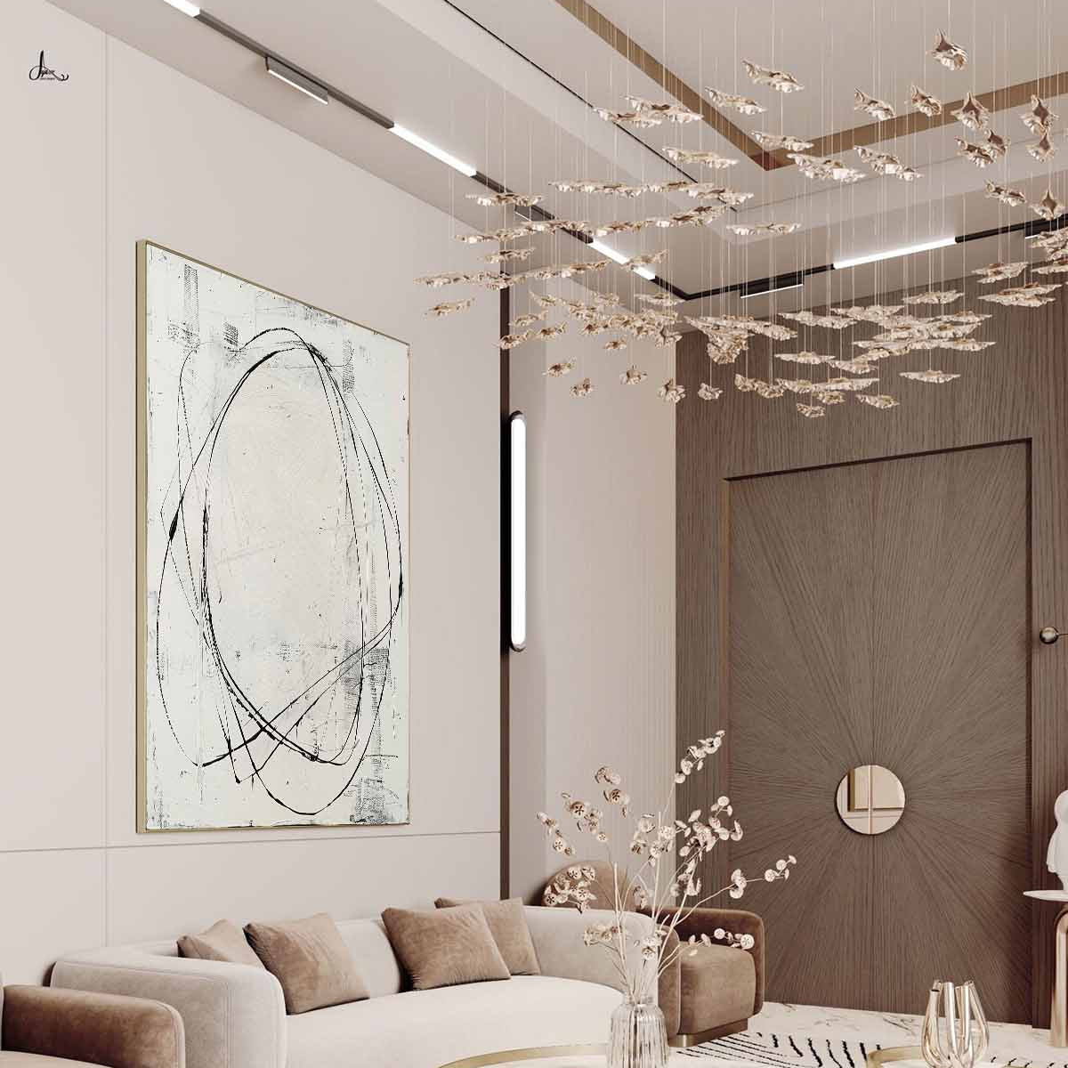 Contemporary Minimalist Art #MS060