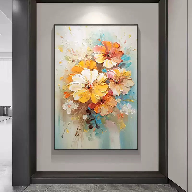 Plaster Floral Art #AR113