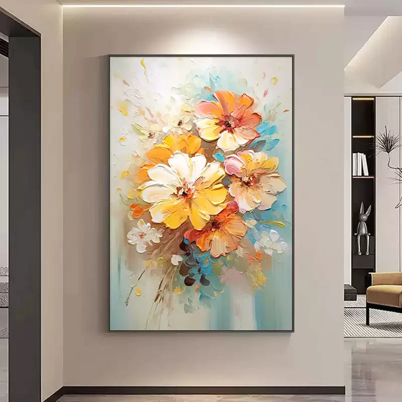 Plaster Floral Art #AR113