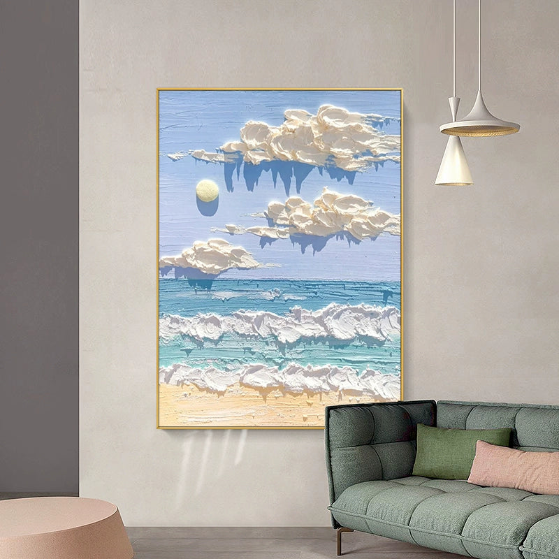 Creamy Seascape Art #AR119A