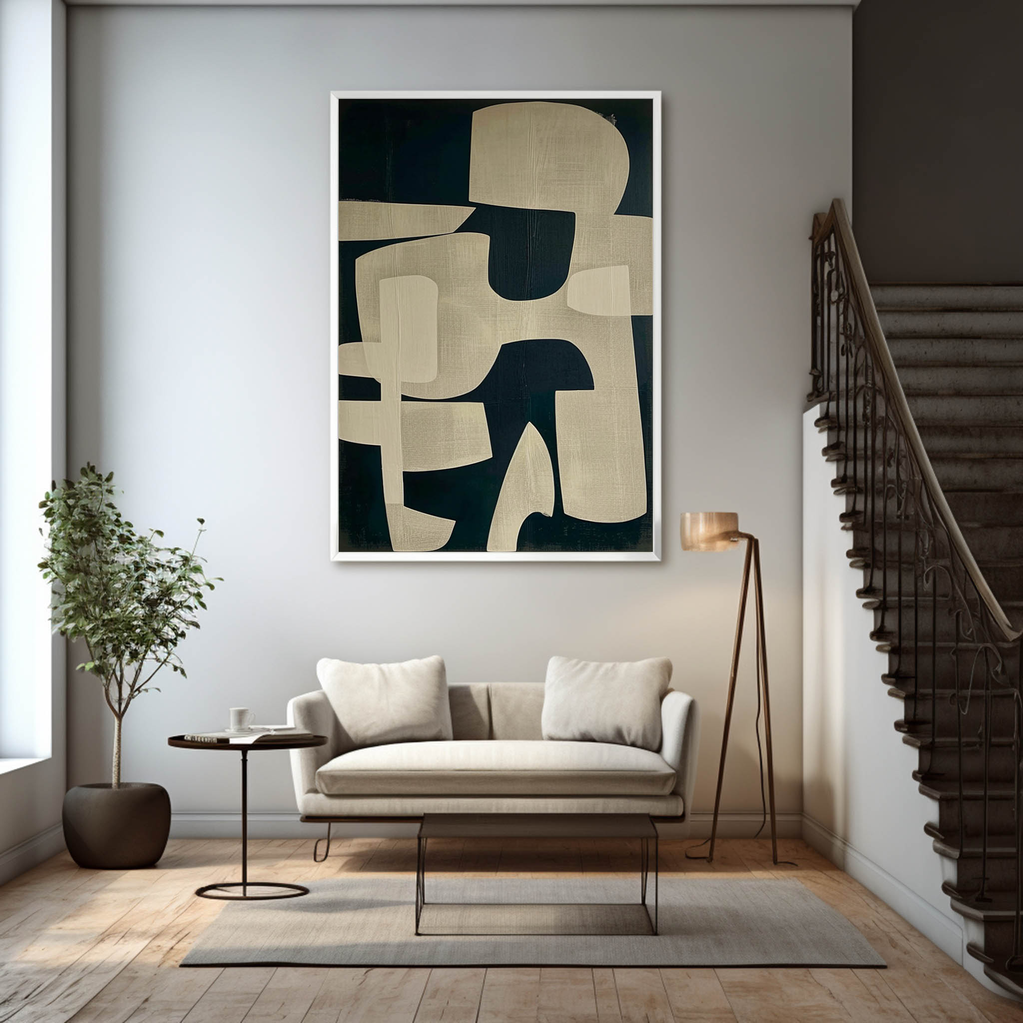 Wabi-Sabi Minimalism Art #MS121