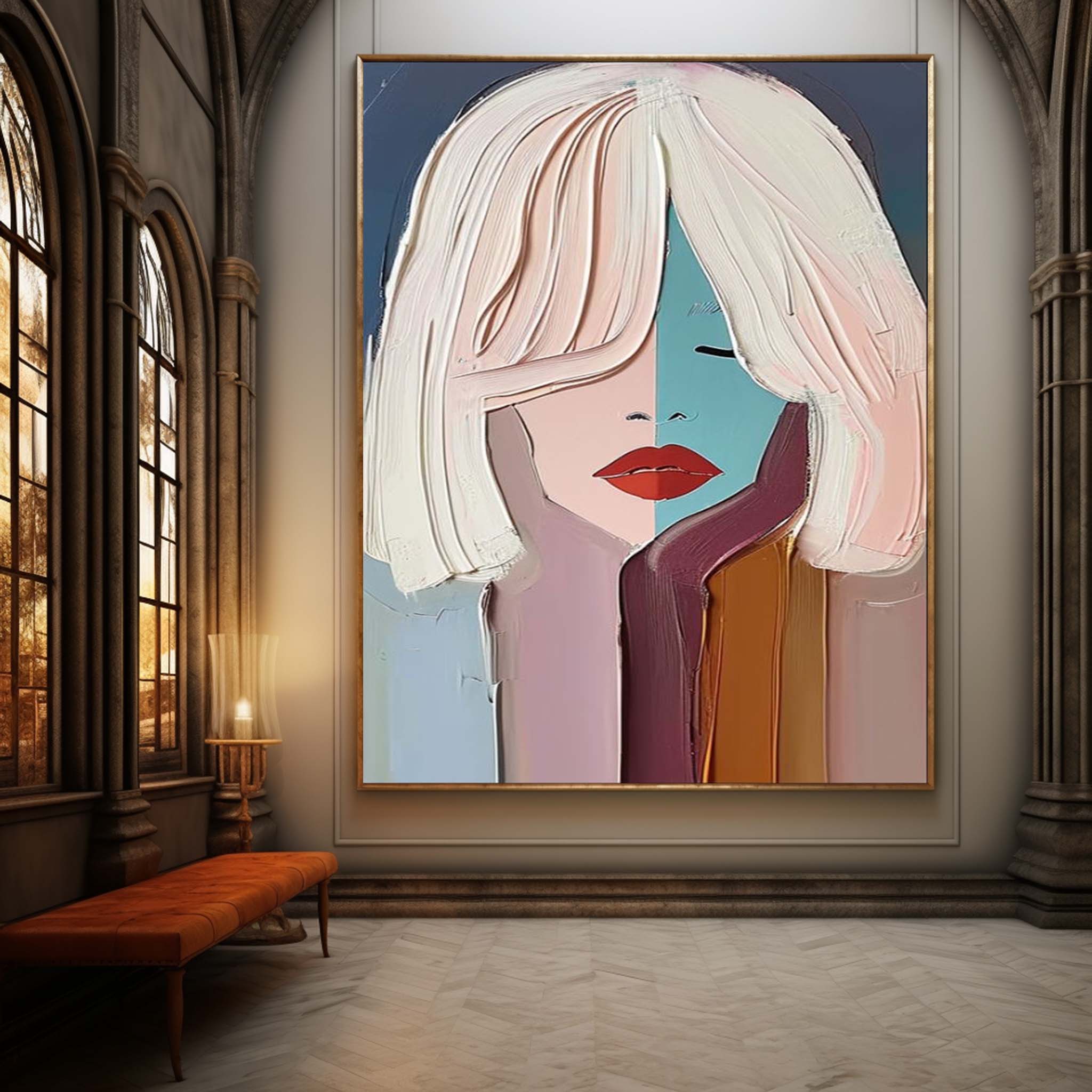Abstract Portrait Art #MS065